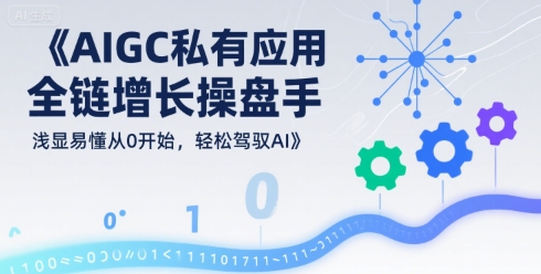 AIGC私有化应用全链增长操盘手,浅显易懂从0开始,轻松驾驭AI插图 AIGC私有化应用全链增长操盘手,浅显易懂从0开始,轻松驾驭AI
