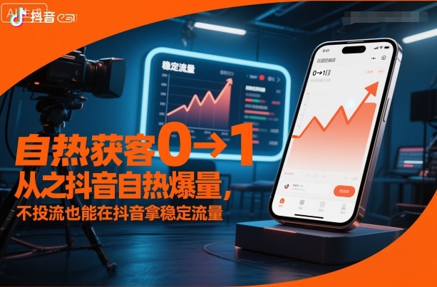 2025抖音AI短视频带货教程，从0开始手把手教，完整流程